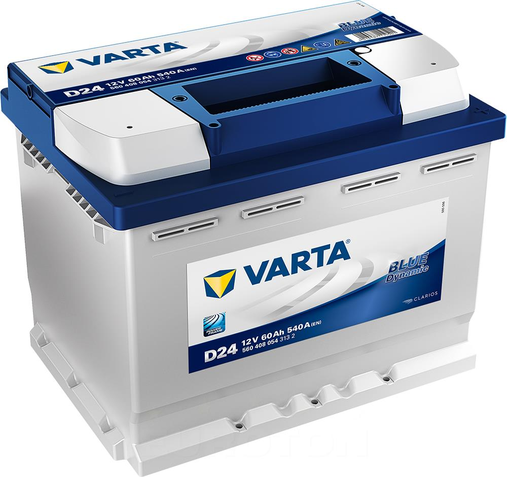 VARTA AKUMULATOR VARTA BLUE DYNAMIC 12V 60AH D+ 242X175X190 D24