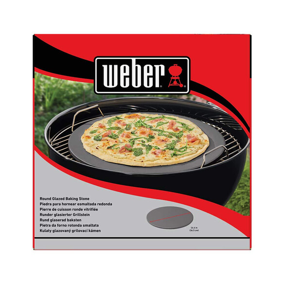 WEBER KAMEN ZA PIZZU GLAZIRANI OKRUGLI 36CM 18412