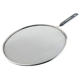 FACKELMANN ZAŠTITA OD PRSKANJA FOOD&MORE SREBRO/CRVENA 29CM