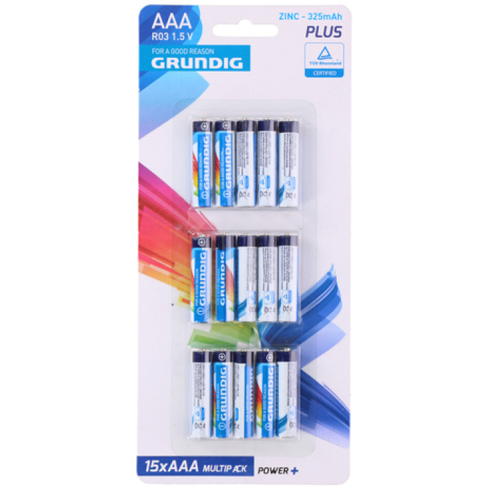 GRUNDIG BATERIJE R03/AAA 325MAH 15/1 