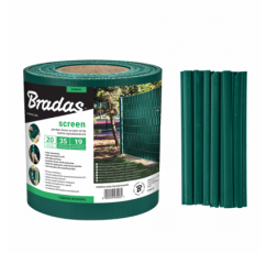 BRADAS FOLIJA ZA OGRADU ZELENA 19CMX35M(35/1)