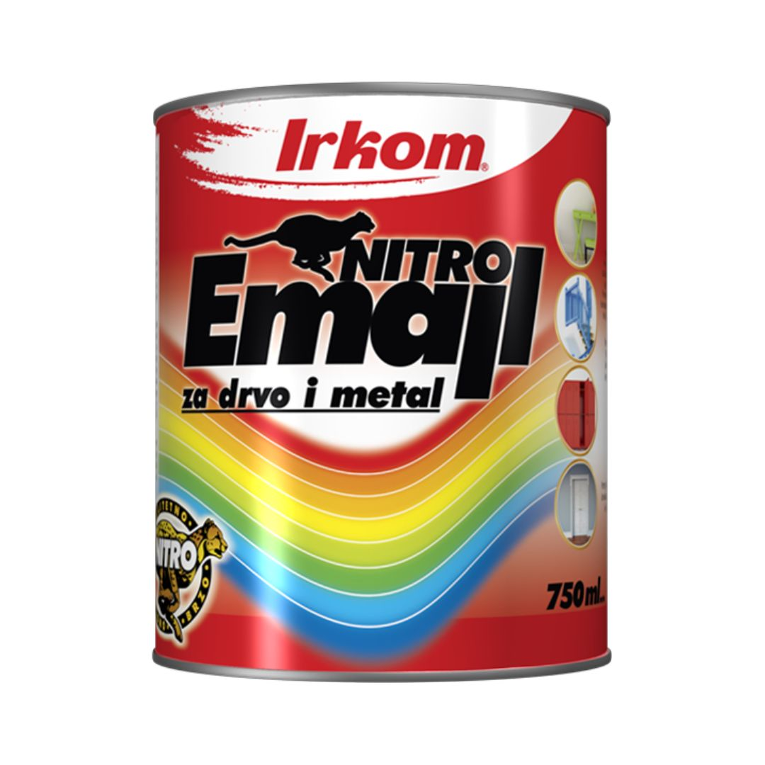 IRKOM NITRO EMAJL CRVENI 0,75L