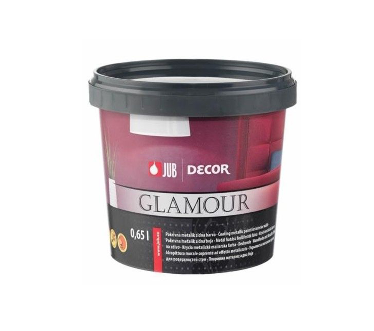  DECOR GLAMOUR SREBRENI 0,65L